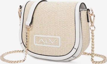 Borsa a tracolla di Alviero Martini in beige: frontale