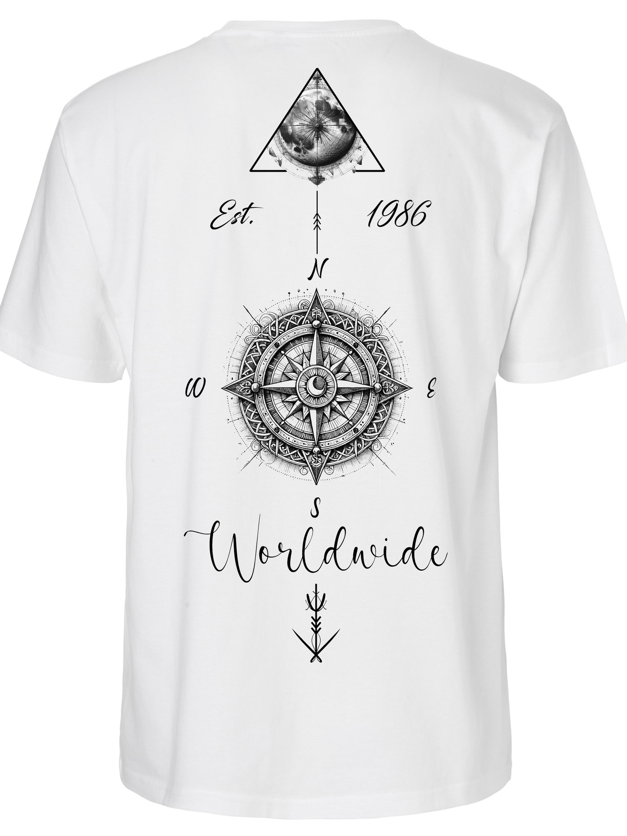 RMK Shirt 'Kompass' in White: front