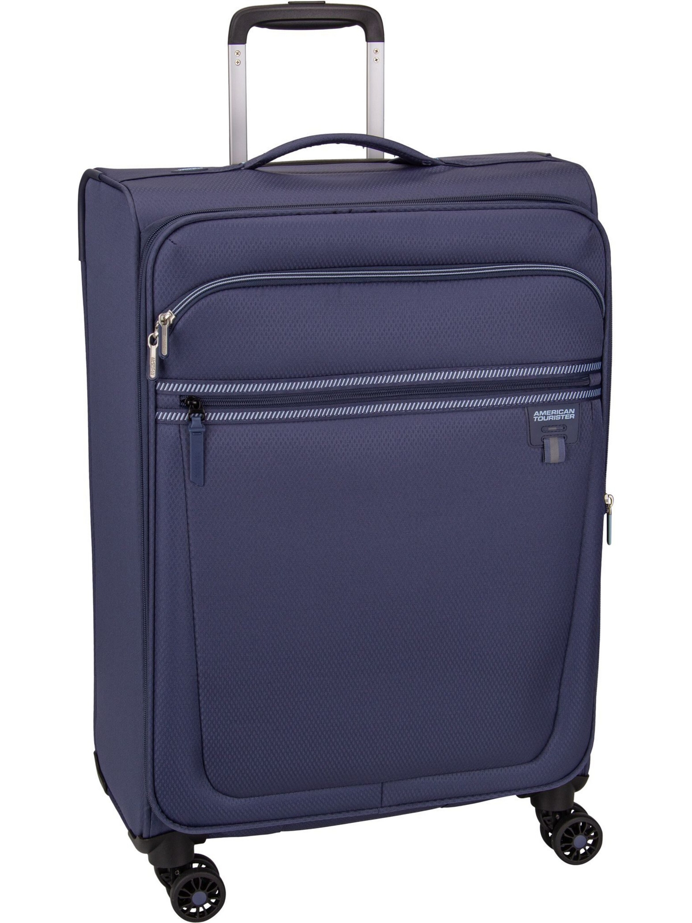 American Tourister Cart 'Aerospin Spinner M' in Blue: front