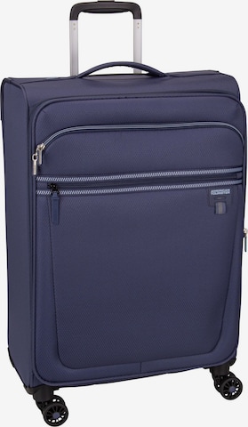 American Tourister Cart 'Aerospin Spinner M' in Blue: front