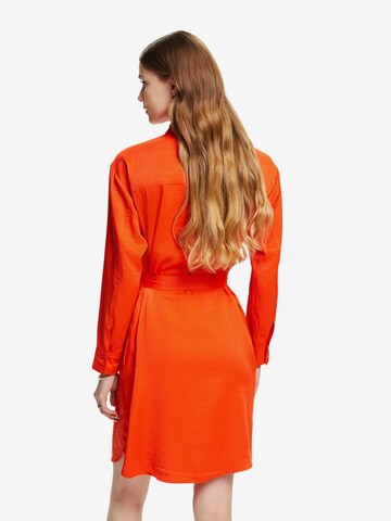 ESPRIT Blusenkleid in Orange