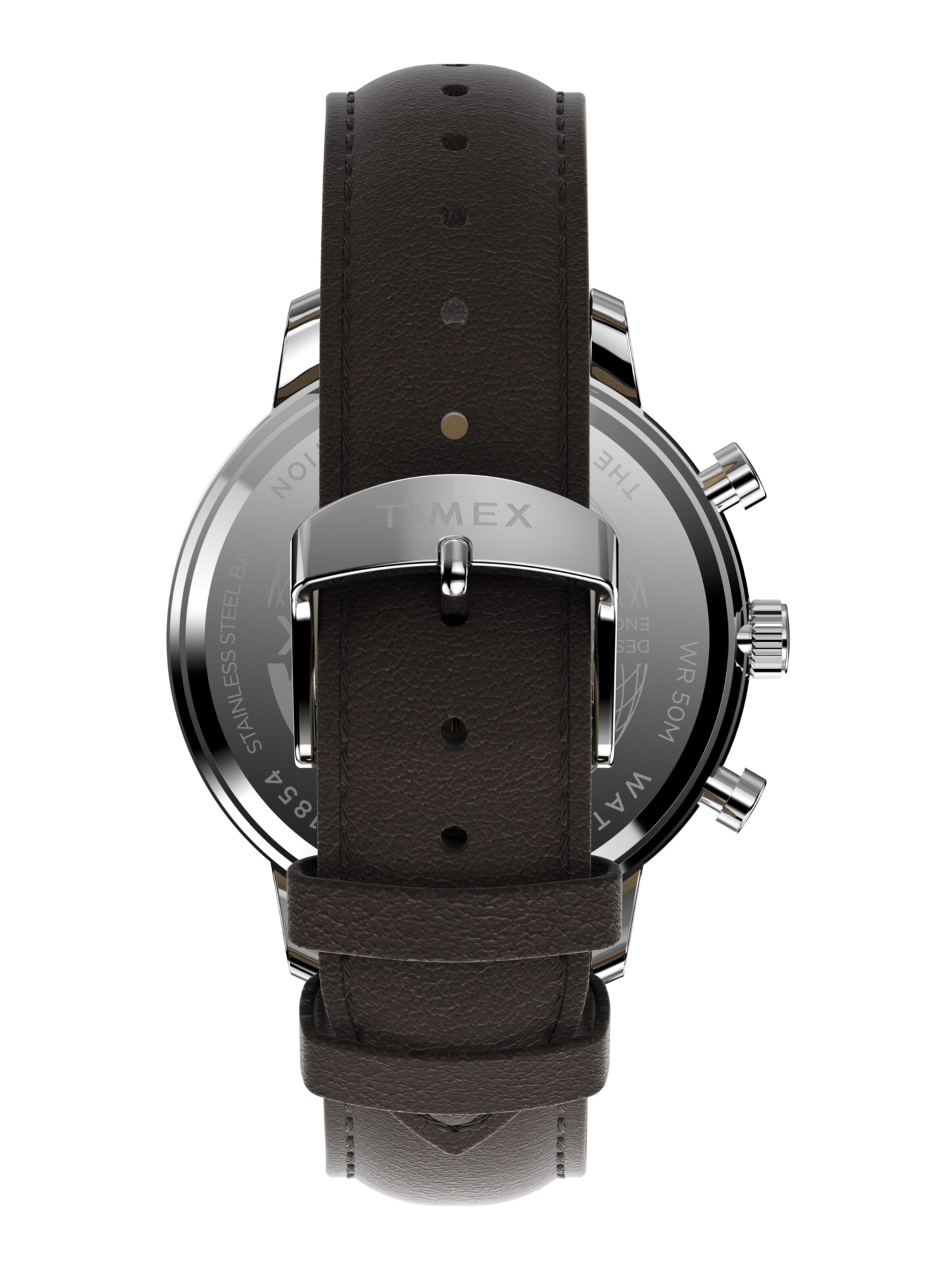 Montre à affichage analogique 'Chicago' TIMEX en marron