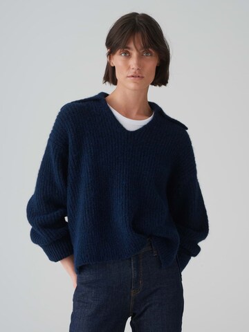 OPUS Sweater 'Polonda' in Blue: front