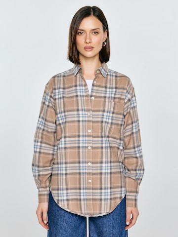 BIG STAR Blouse 'Notina' in Beige: front