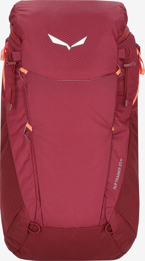 SALEWA Sportrucksack 'Alp Trainer 20' in dunkelrot / weiß, Produktansicht