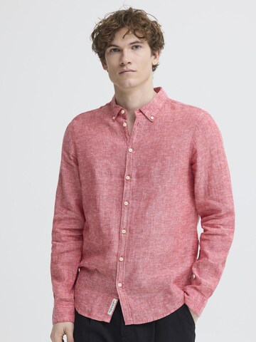 Casual Friday Regular fit Button Up Shirt ' CFAnton ' in Red: front