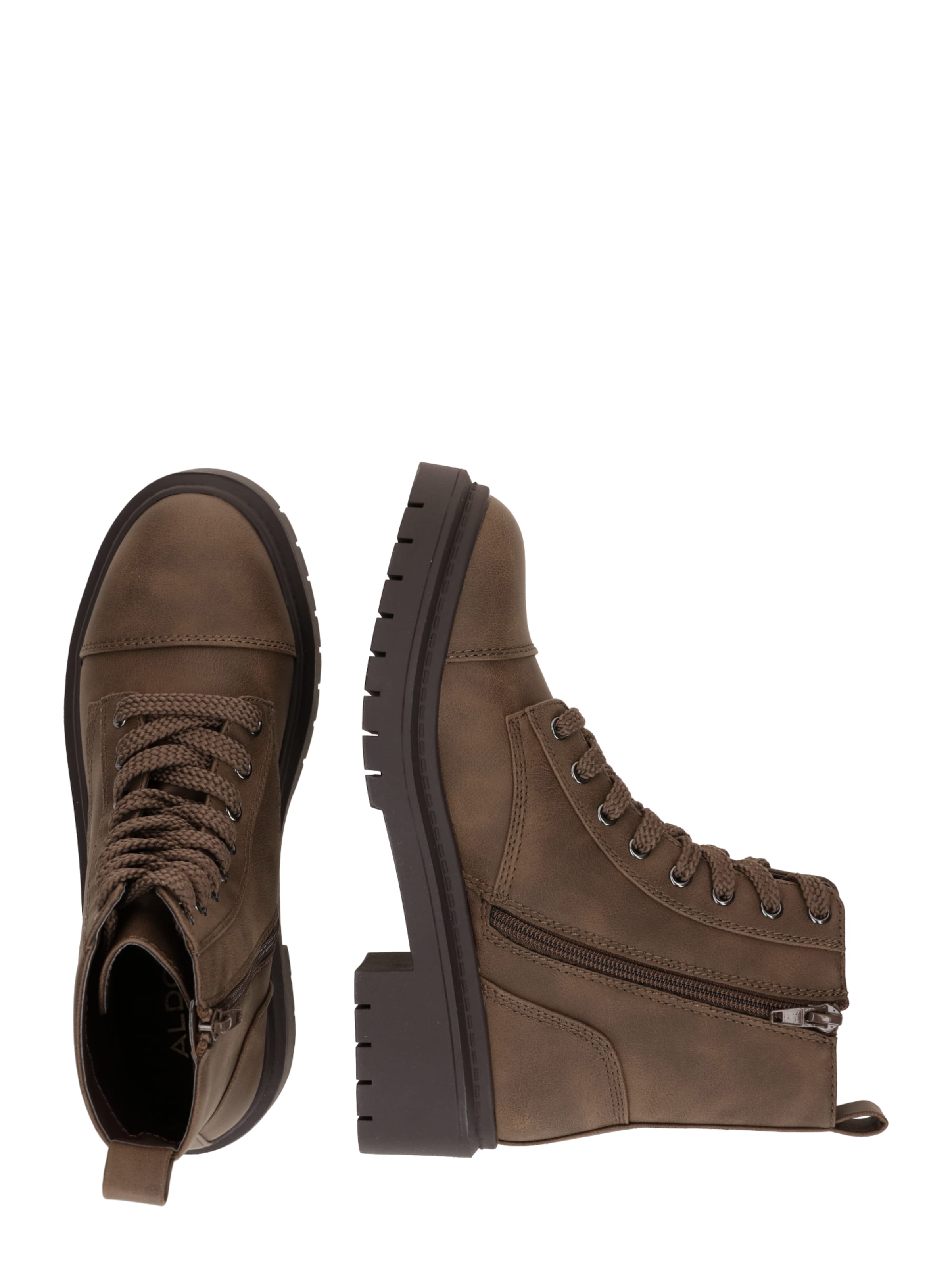 ALDO Lace-up bootie 'GOER' in Brown