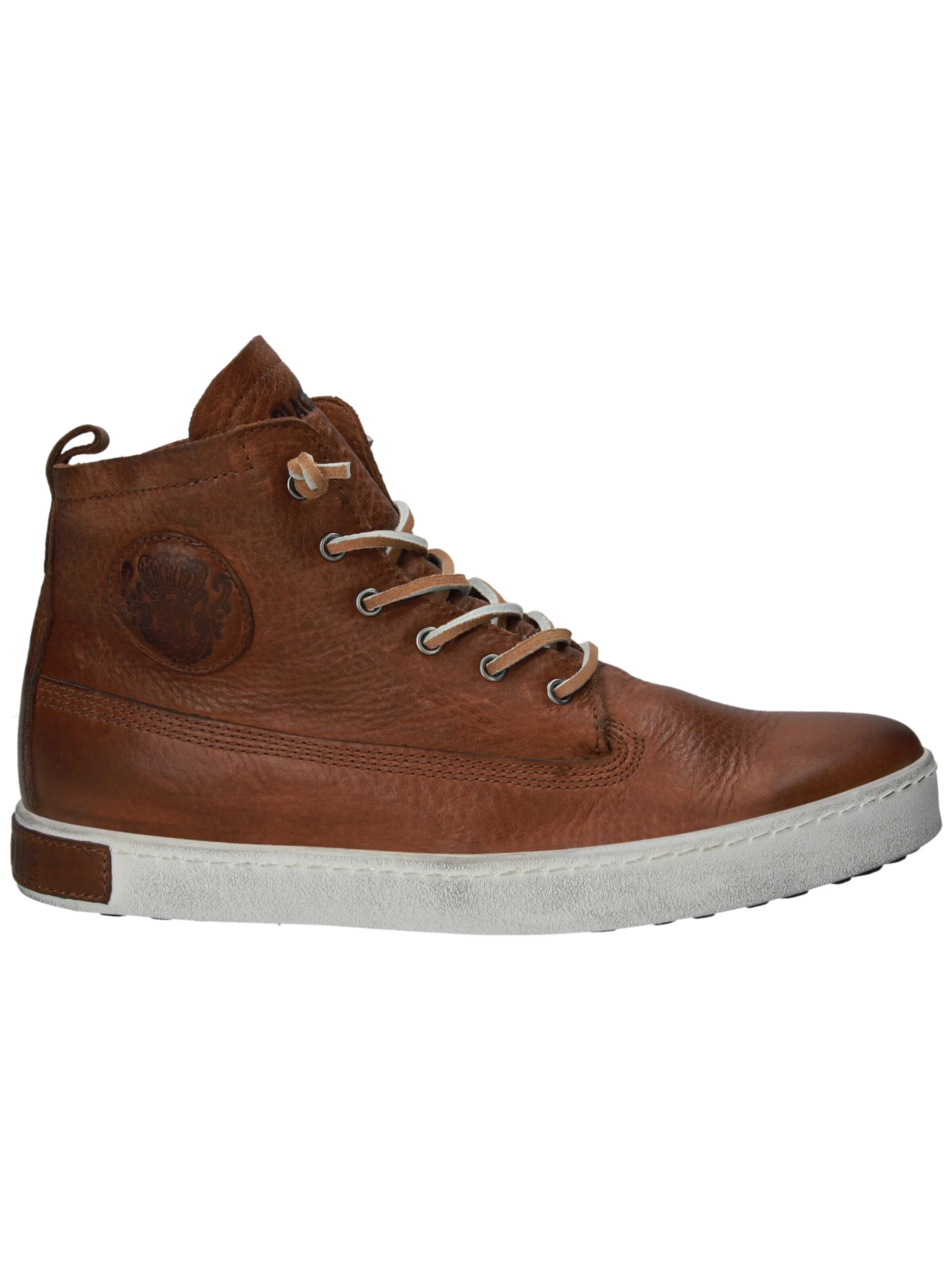 BLACKSTONE Sneakers hoog in Bruin: voorkant