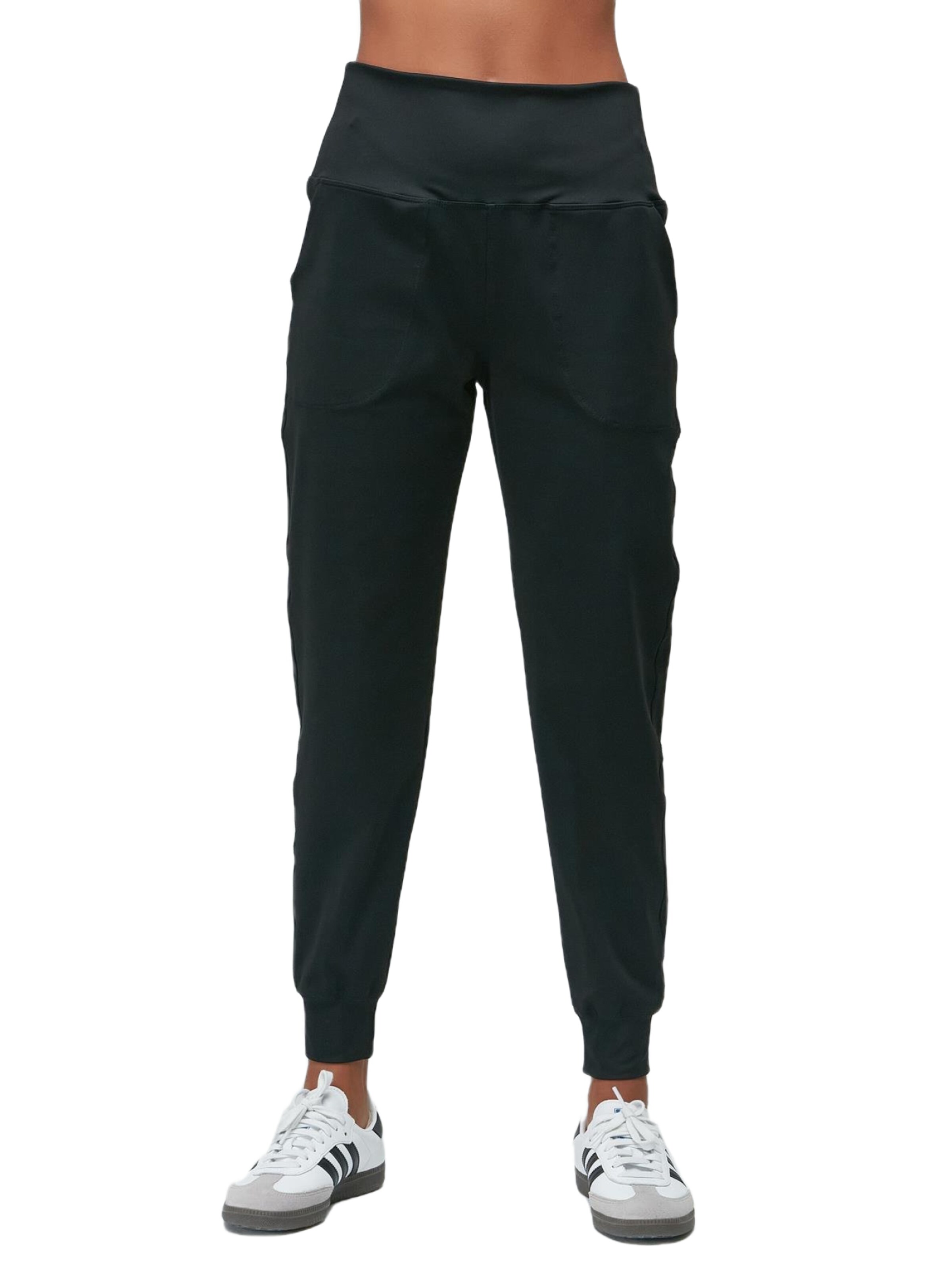 C&City Tapered Hose in Schwarz: Vorderseite