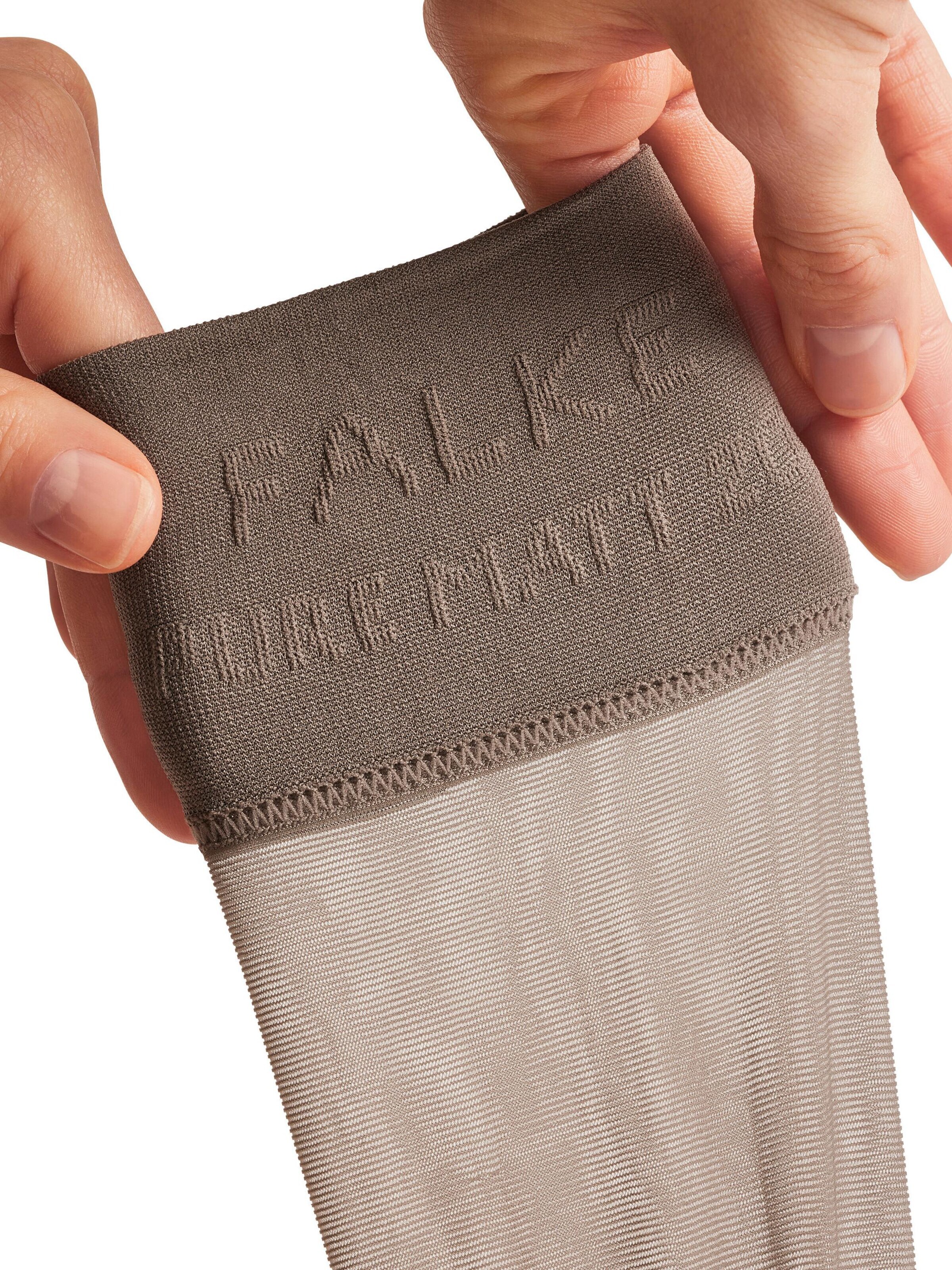 FALKE Knee High Socks 'Pure Matt' in Grey