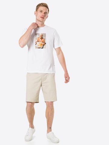 WOOD WOOD Shirt 'Sami Brett Lloyd Nonna' in Wit