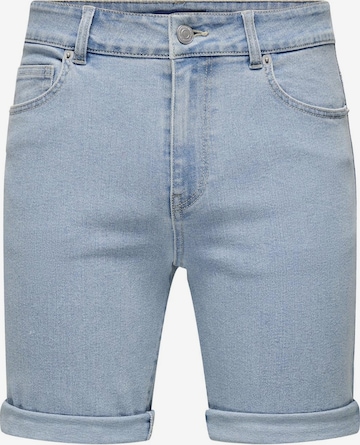 Only & Sons Regular Jeans 'PLY' i blå: framsida