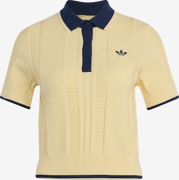 ADIDAS ORIGINALS Trui 'Cali' in Geel: voorkant