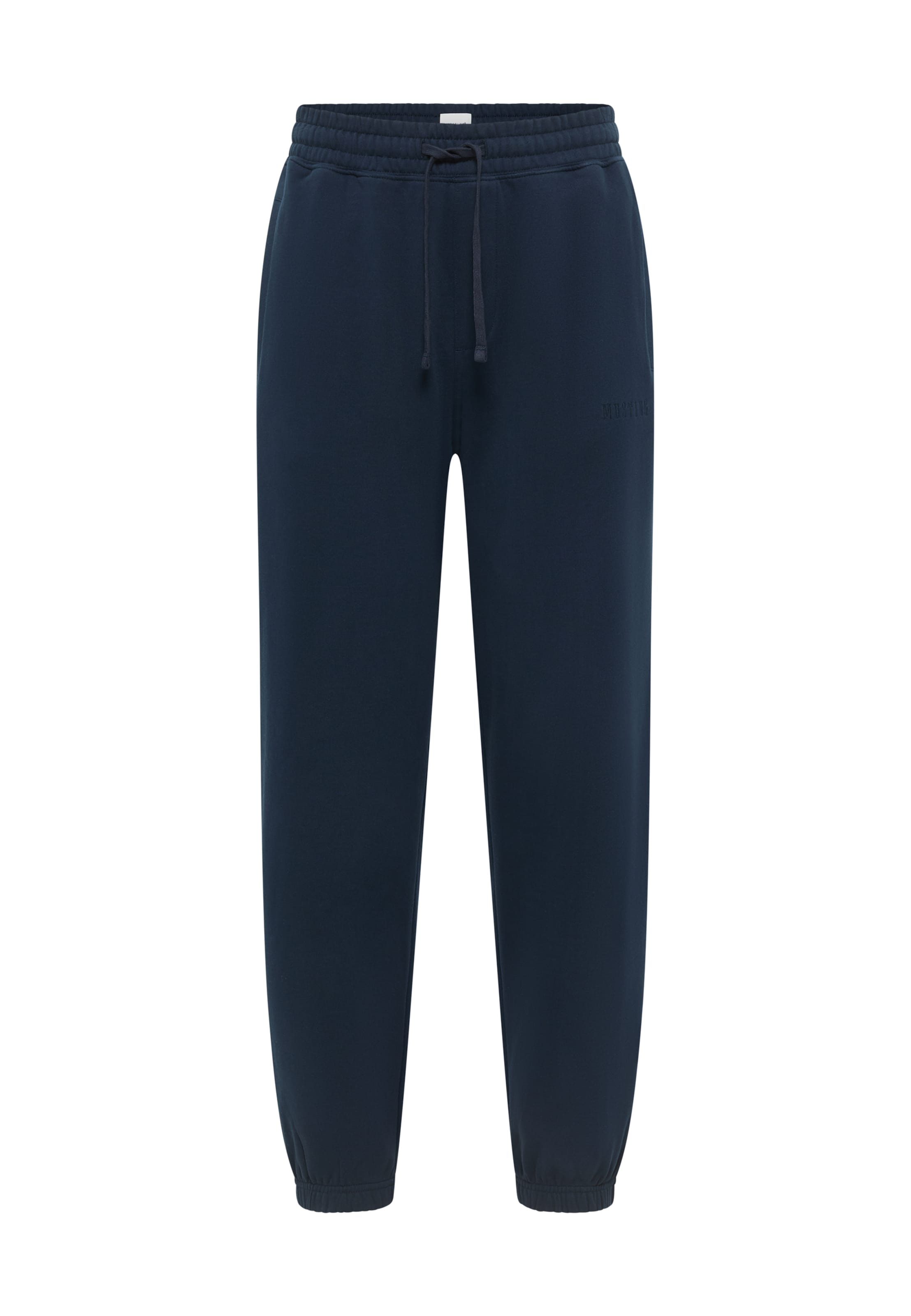 MUSTANG Tapered Pants 'Logan' in Blue: front