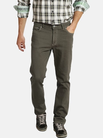 Jan Vanderstorm Loose fit Jeans 'Gunnar' in Green: front