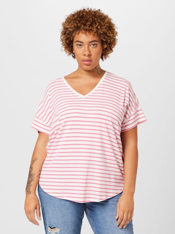 Fransa Curve Shirt 'FEPORSI' in Pink: front
