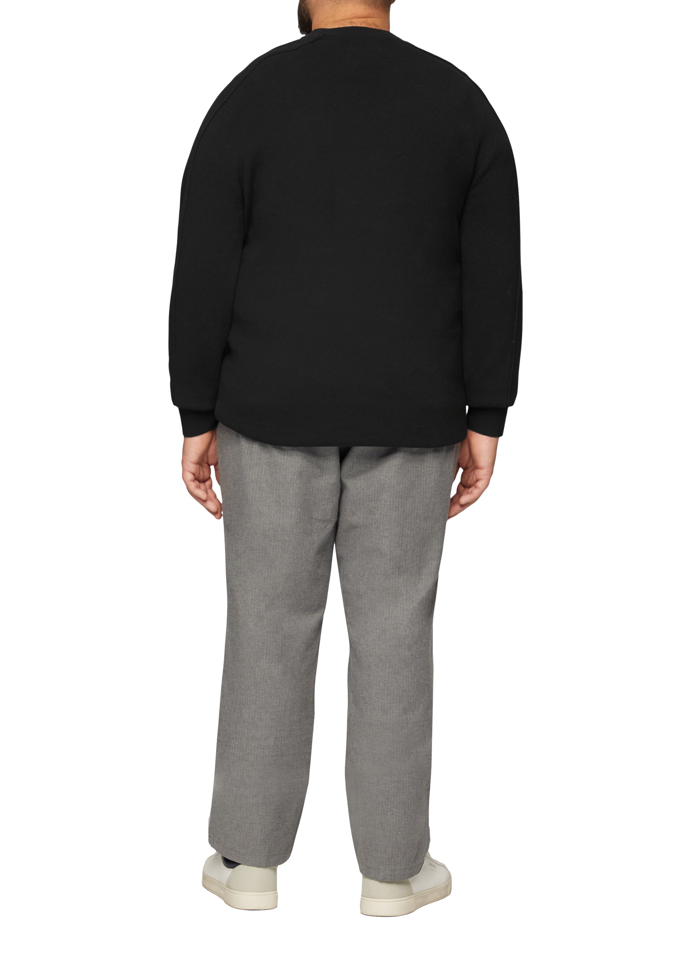 s.Oliver Men Big Sizes Pullover in Schwarz