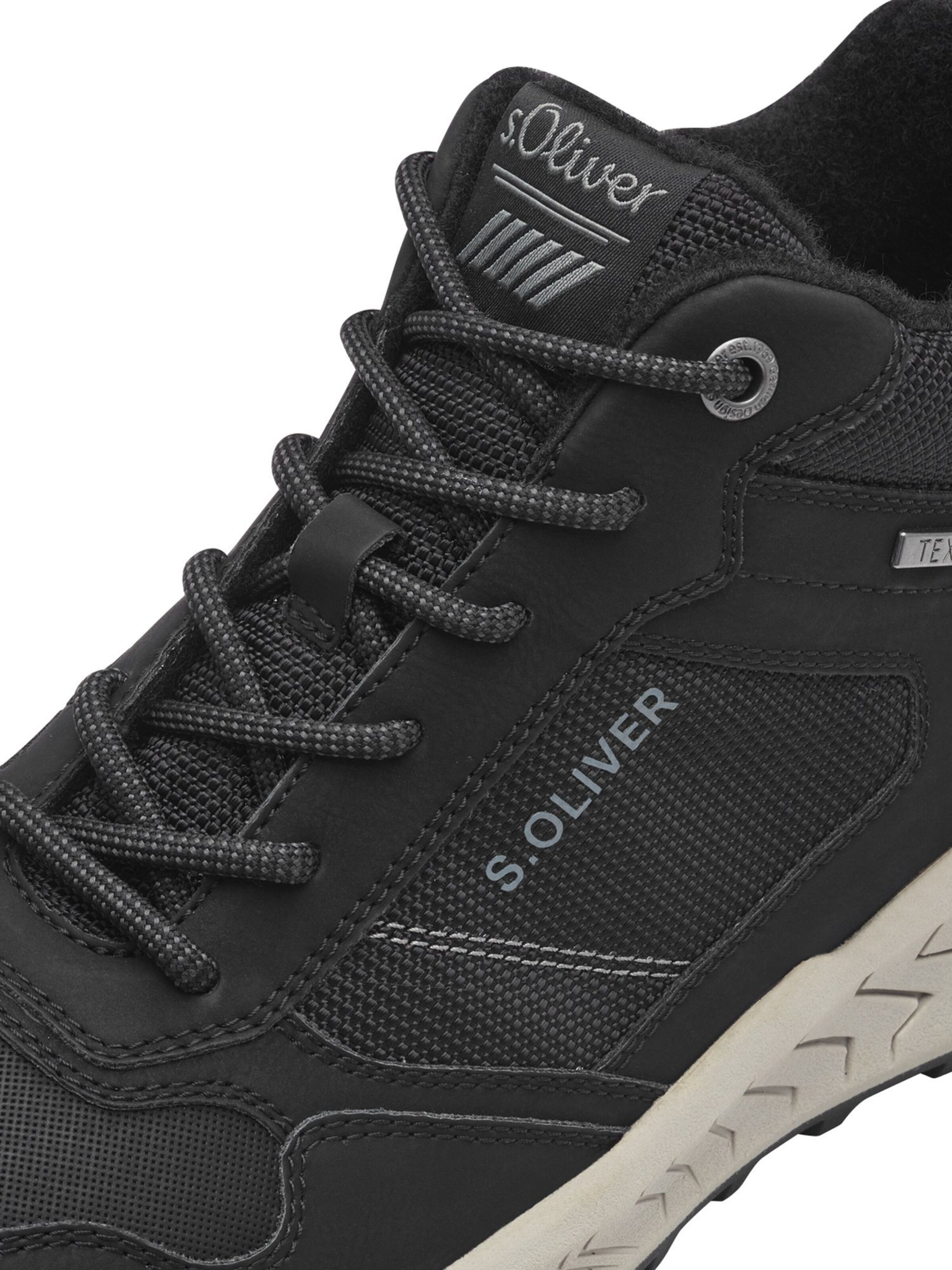 s.Oliver Lace-Up Boots in Black