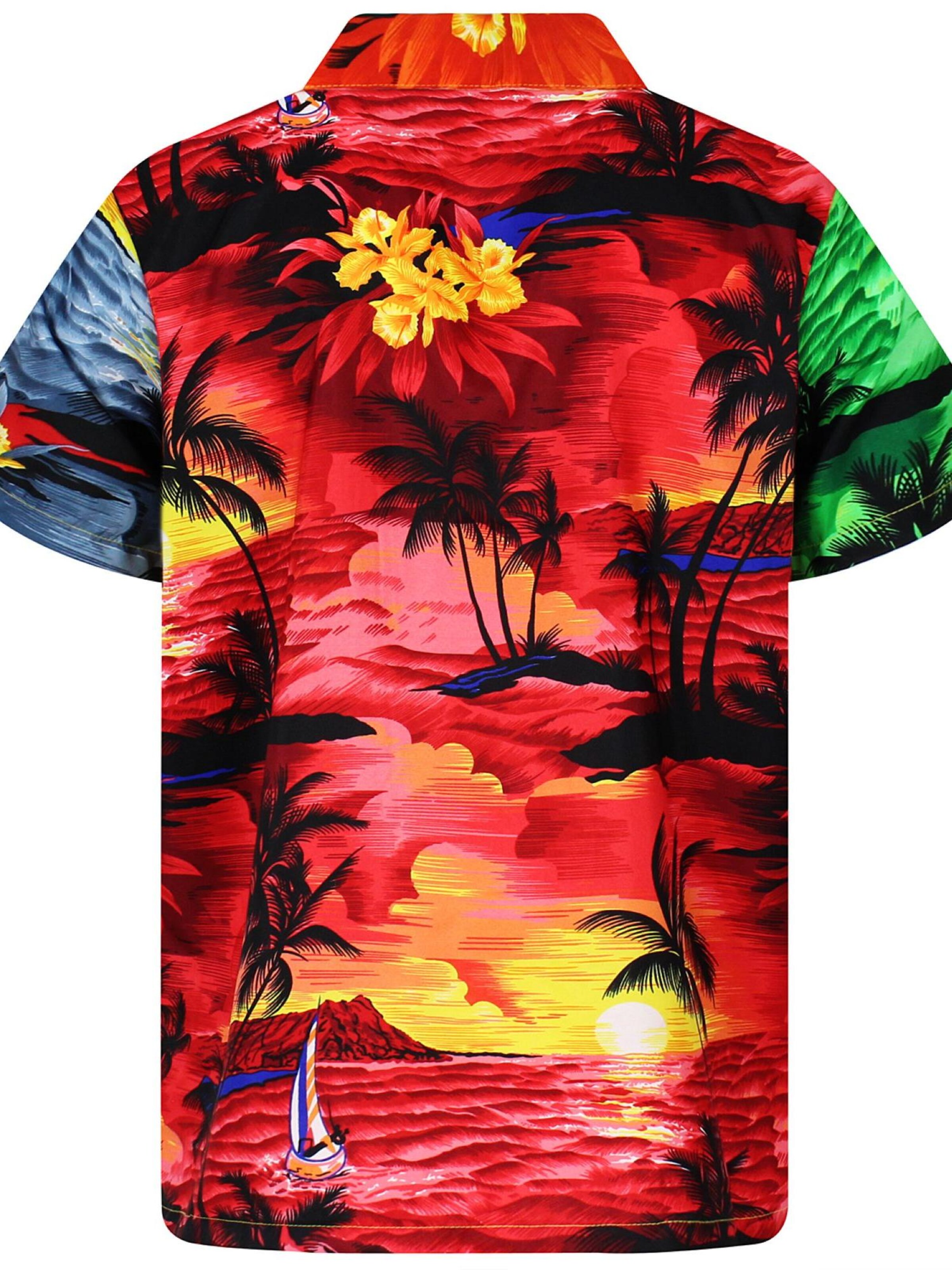 King Kameha Shirt 'Surf' in Mixed colors
