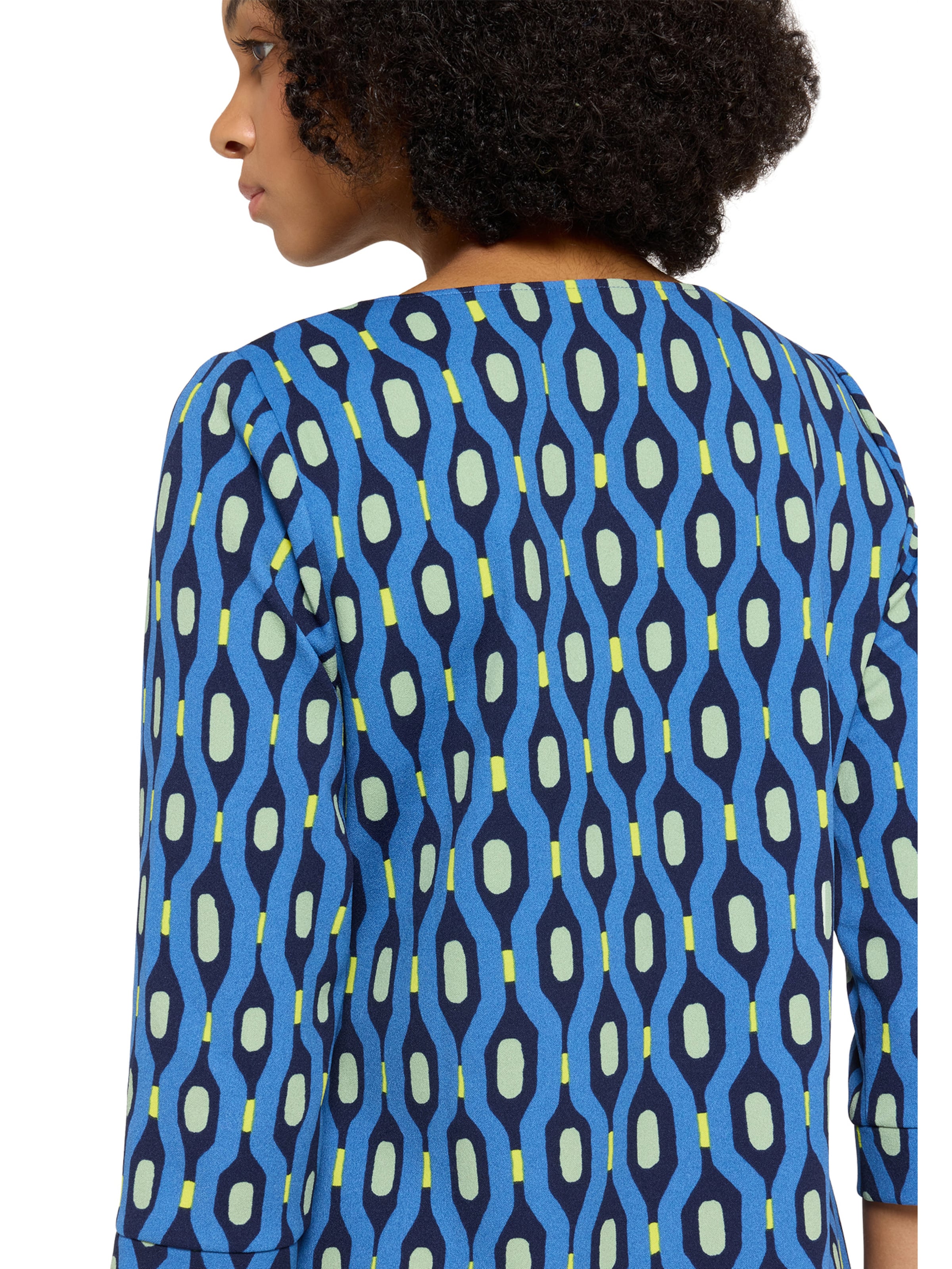 Cartoon Dress in Blue