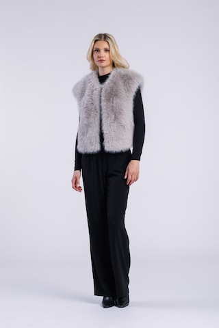 FREAKY NATION - Chaleco ' Cozy Fake Fur Vest ' en gris
