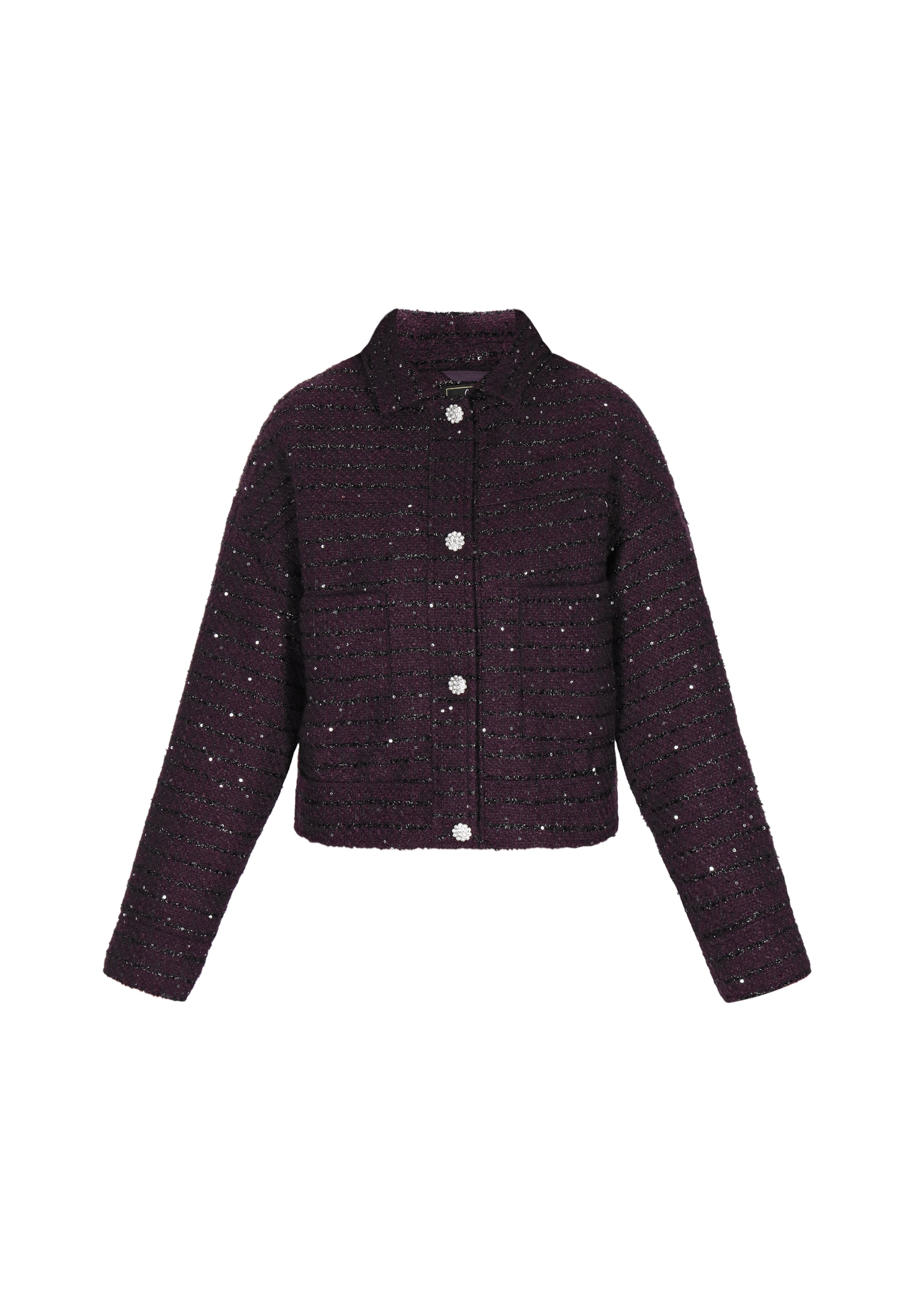 faina Prehodna jakna | vijolična barva: sprednja stran