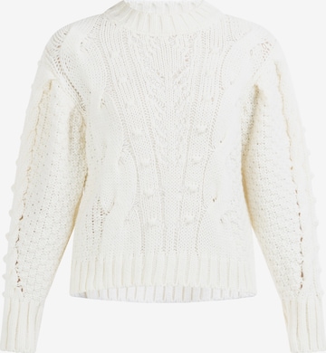 DreiMaster Vintage Sweater 'Naemi' in White: front