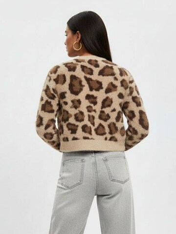 studioselect Knit cardigan in Brown