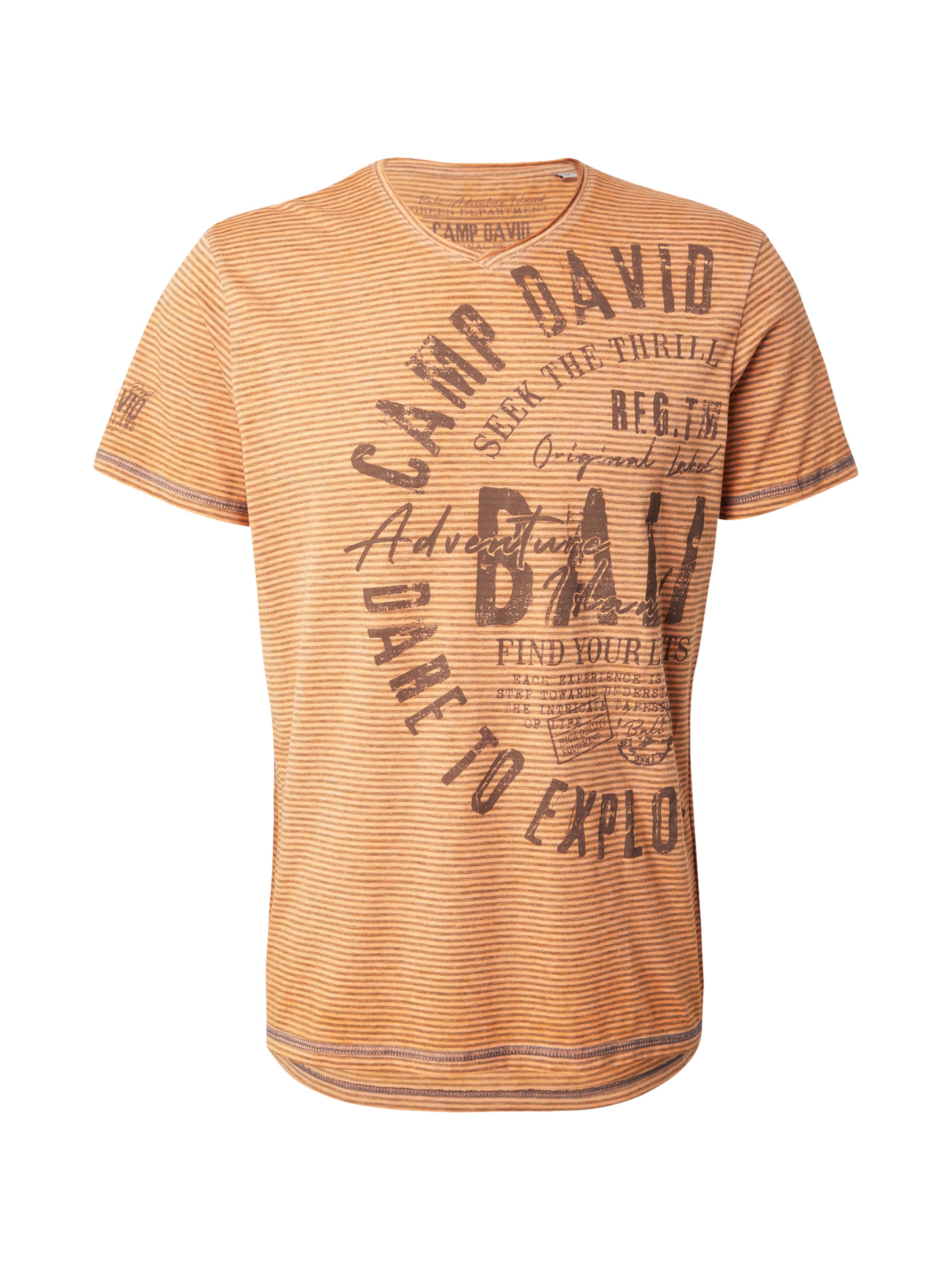 CAMP DAVID Футболка в Оранжевый: спереди
