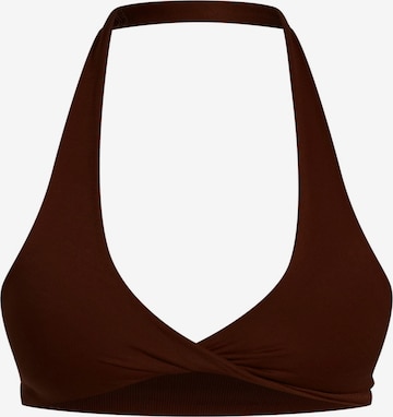 Smilodox Sport Bh Myrah Seamless in Braun: Vorderseite