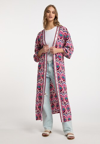 IZIA Kimono in Roze: voorkant