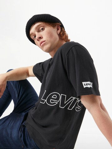 LEVI'S ® Koszulka 'Relaxed Fit Tee' w kolorze czarny