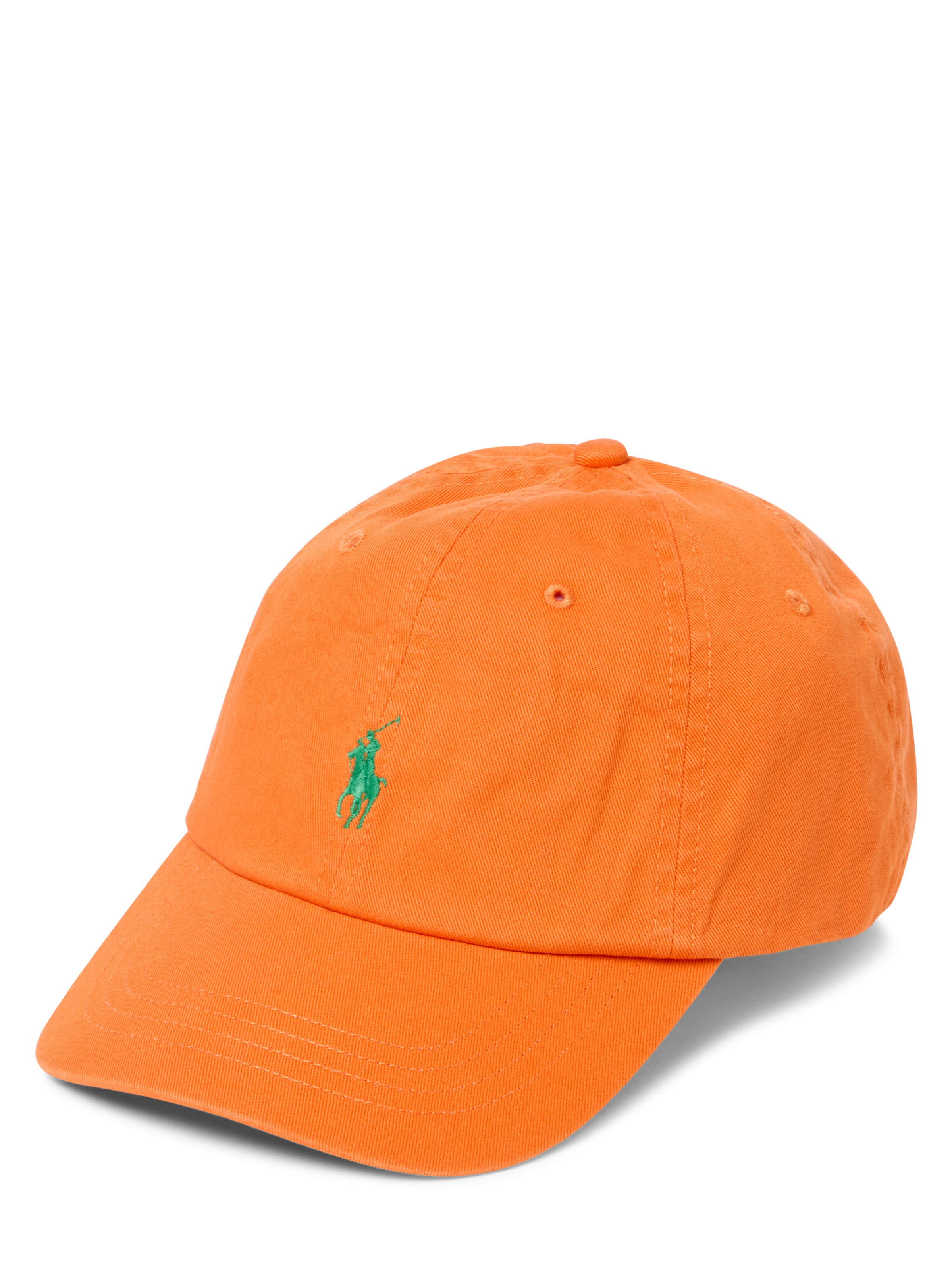 Casquette Polo Ralph Lauren en orange : devant