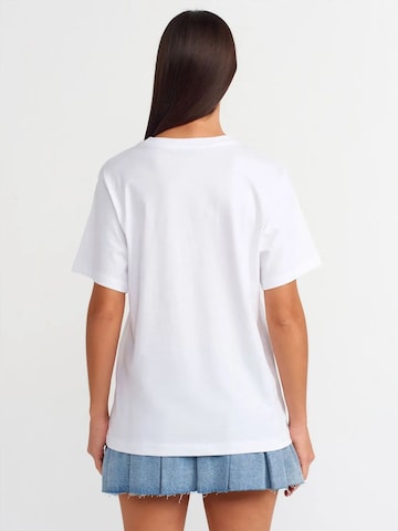 T-shirt Dilvin en blanc