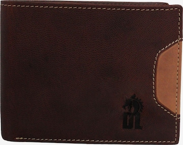 Porte-monnaies DrachenLeder en marron : devant