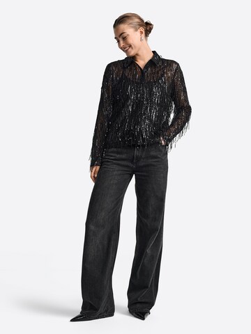 Rich & Royal Bluse in Schwarz