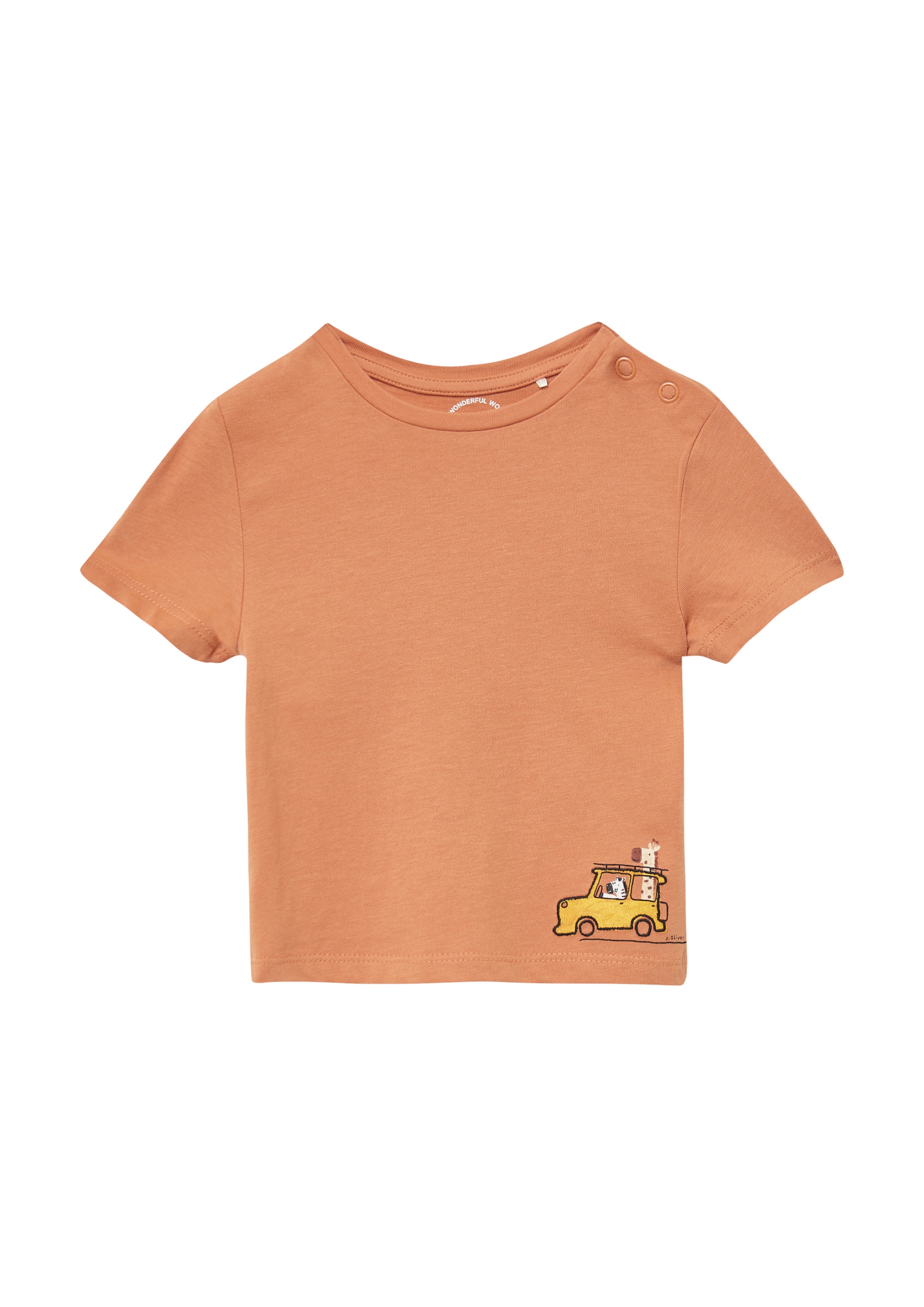 s.Oliver Shirt in Oranje: voorkant