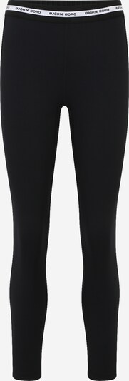 BJÖRN BORG Športne hlače | črna / bela barva, Prikaz izdelka