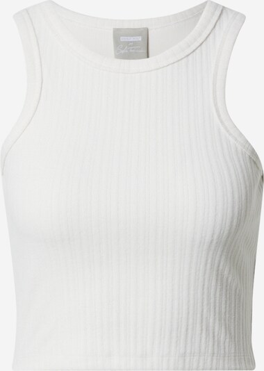 ABOUT YOU x Sofia Tsakiridou Top 'Vanessa' in weiß / offwhite, Produktansicht