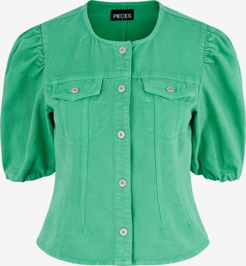 PIECES - Blusa 'VISTA' em verde: frente