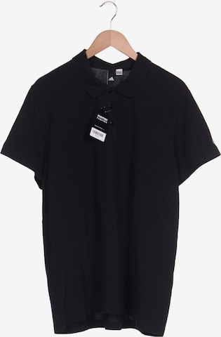 ADIDAS PERFORMANCE Poloshirt XXXL in Schwarz: predná strana