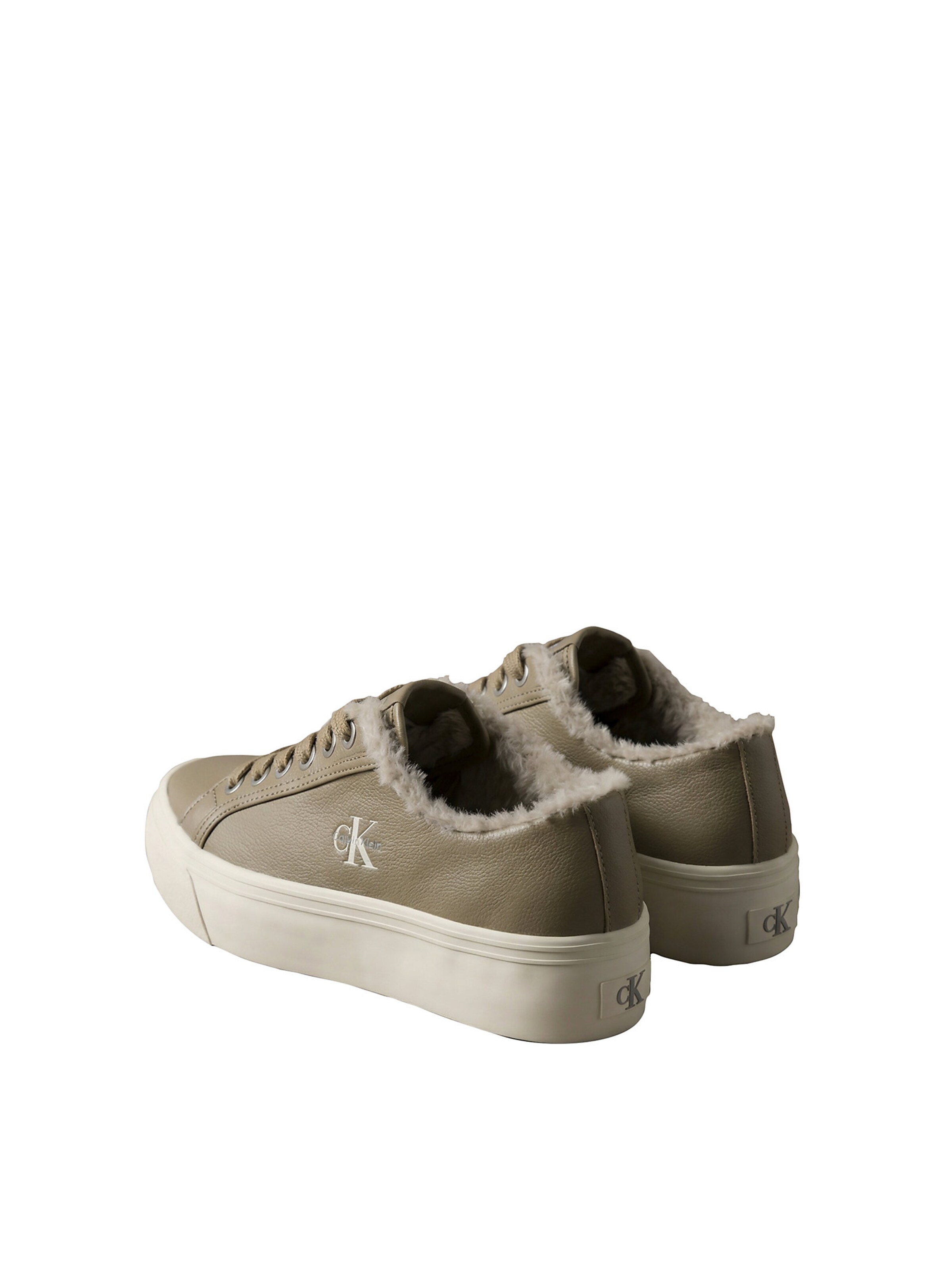 Calvin Klein Regular Platform trainers in Brown