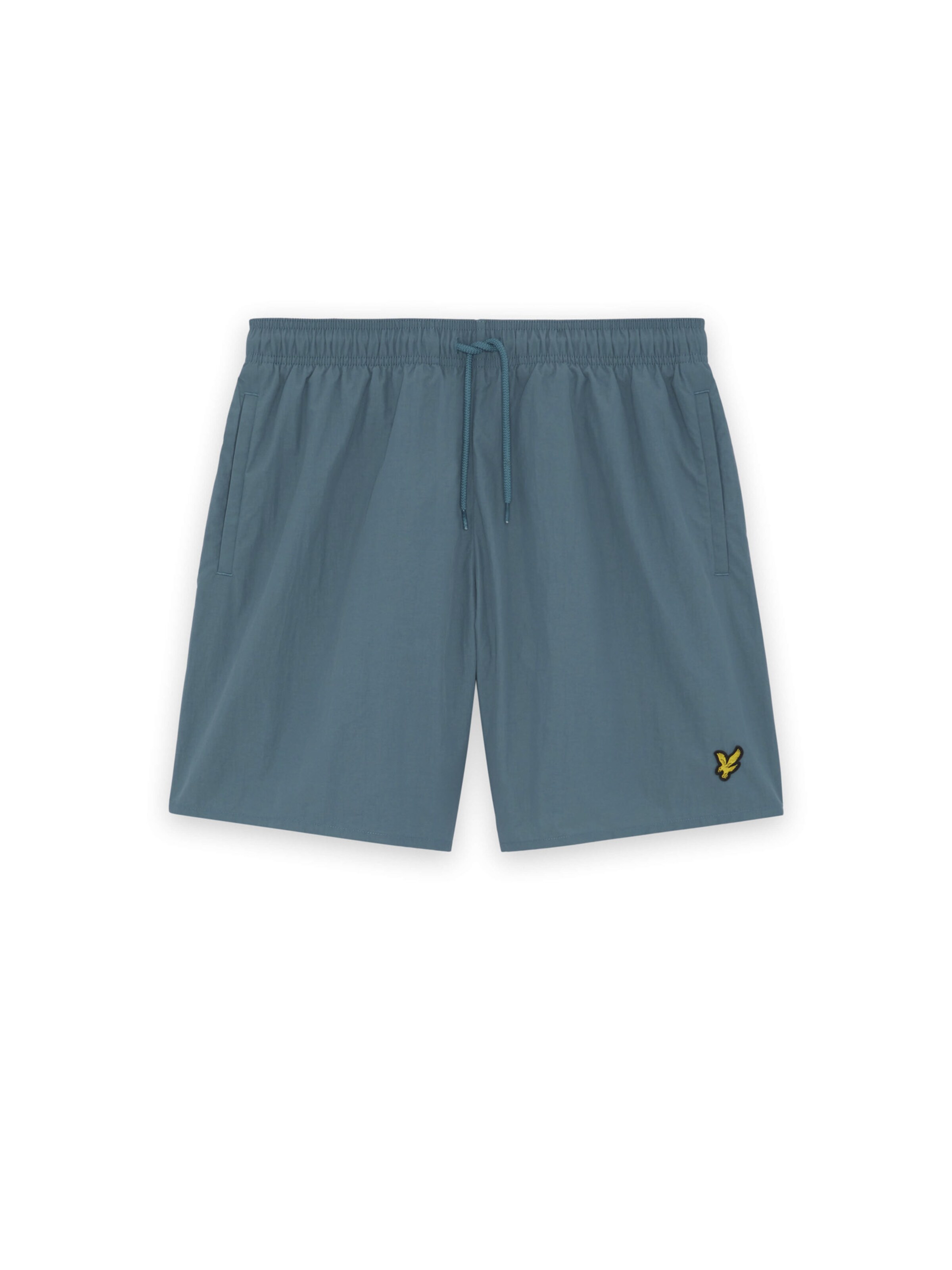Lyle & Scott Loosefit Badeshorts in Blau: Vorderseite