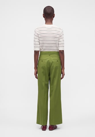 Weekend Max Mara Широкий Плиссированные брюки 'VISIVO' в Зеленый