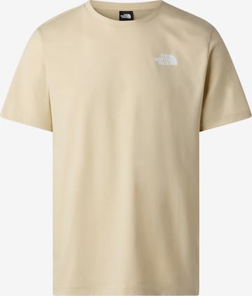 smėlio THE NORTH FACE Marškinėliai: priekis