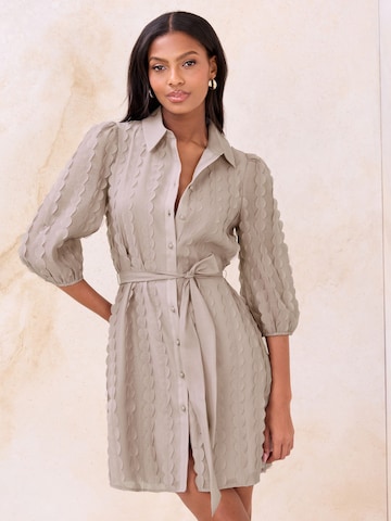 Robe-chemise Lipsy en beige