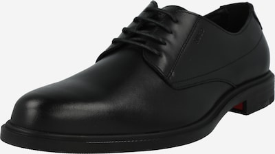 Pantofi cu șireturi 'Kerr Derb' HUGO Red pe negru, Vizualizare produs