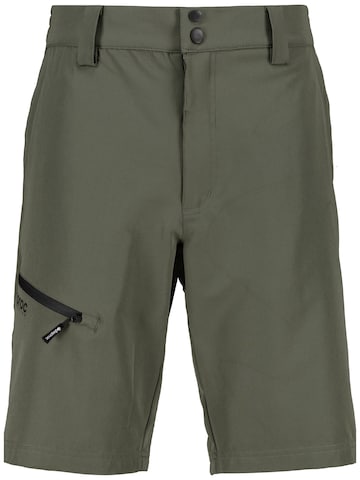 deproc Slim fit Outdoor trousers 'Trekkingshorts Kentville MEN Bermuda Outdoorhose Funktionshose Shorts' in Green: front