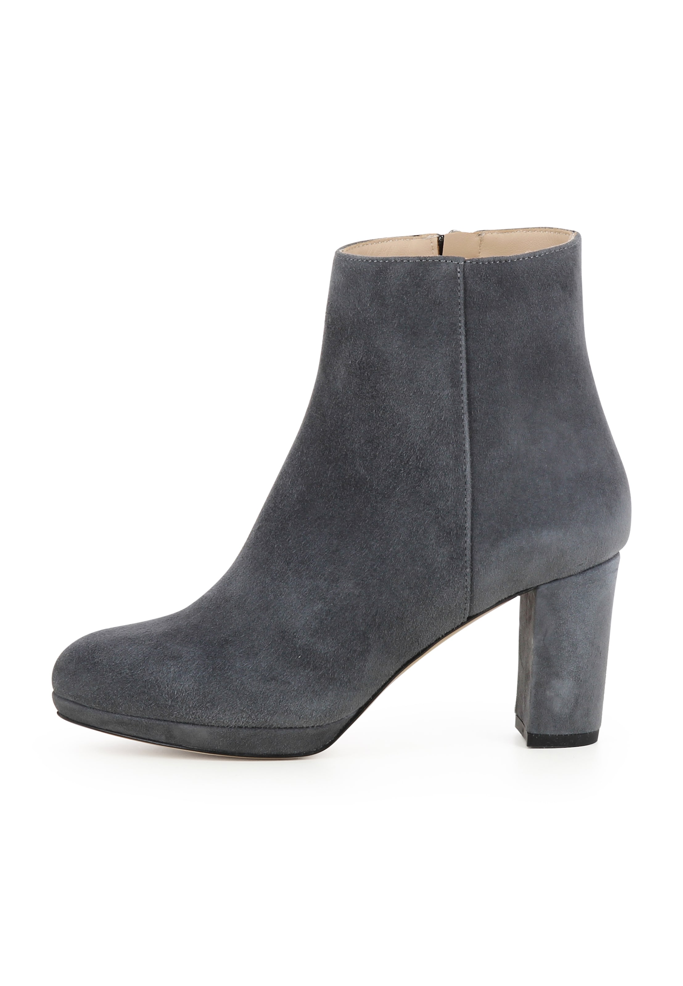 EVITA Enkellaarsjes 'BIANCA' in Grijs: voorkant