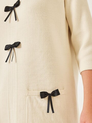 Bianco Lucci - Vestido de malha em bege